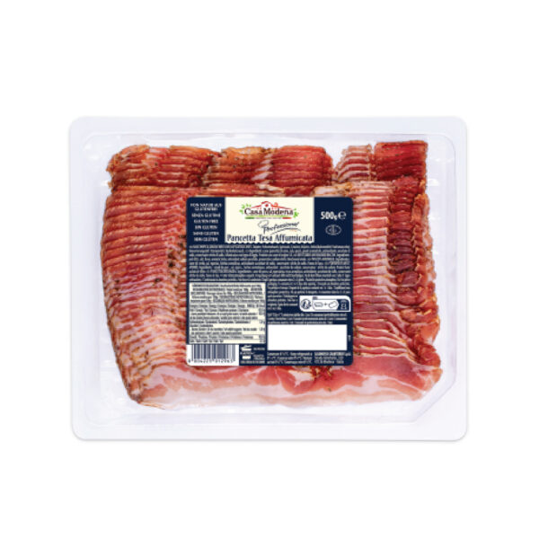 CASA MODENA - PANCETTA AFFUMICATA SLICED - 500g