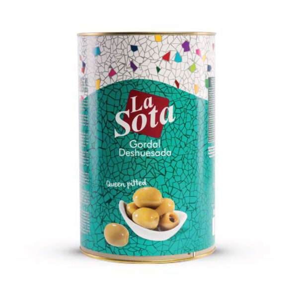 LA SOTA - QUEEN PITTED GREEN OLIVES - 5Kg